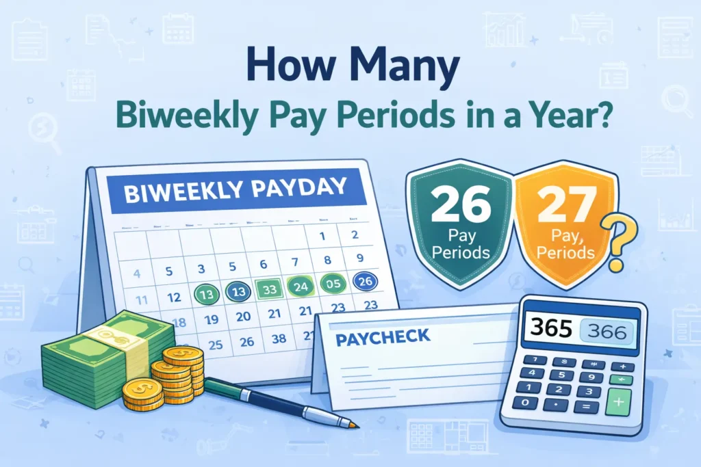 how many bi weekly pay periods in a year​