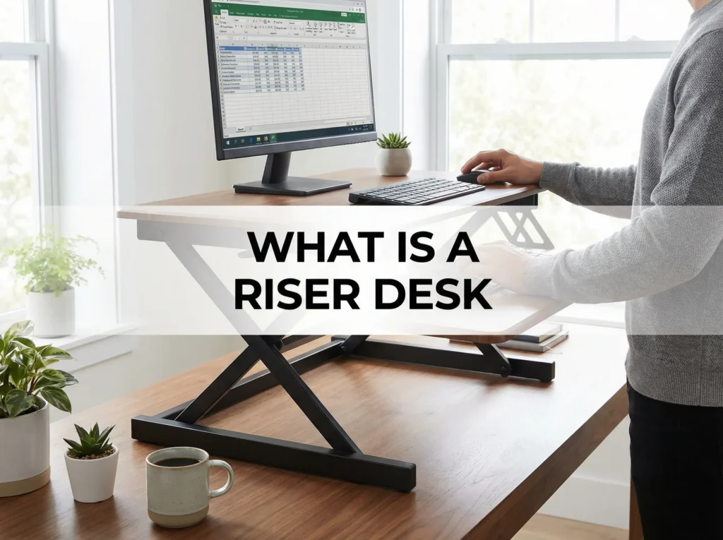 What Is a Riser Desk Guide for Better Work what is a riser desk