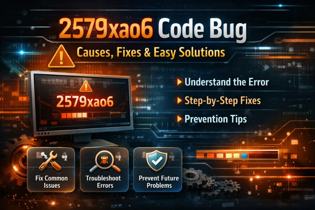 2579xao6 Code Bug: Causes, Fixes & Easy Solutions 2579xao6 code bug