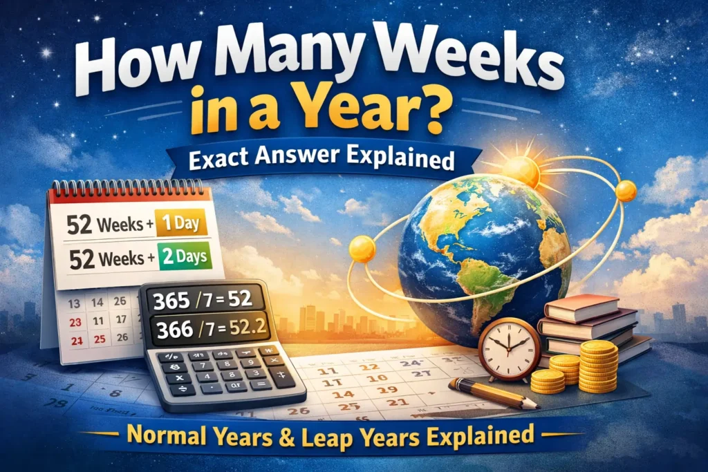 how many weeks in a year