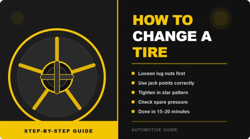 how to change a tire